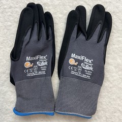 MaxiFlex 34-874 Seamless Knit Nylon Glove with Nitrile Coated Micro-Foam Grip XS