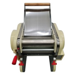 7.87 in Wide Electric Pasta Roller Maker Dough Sheeter w 3mm Round Noodle Cutter