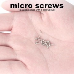 800 Pcs Tiny Screws for Electronics Micro Small Mini Phillips Pan Head Machine