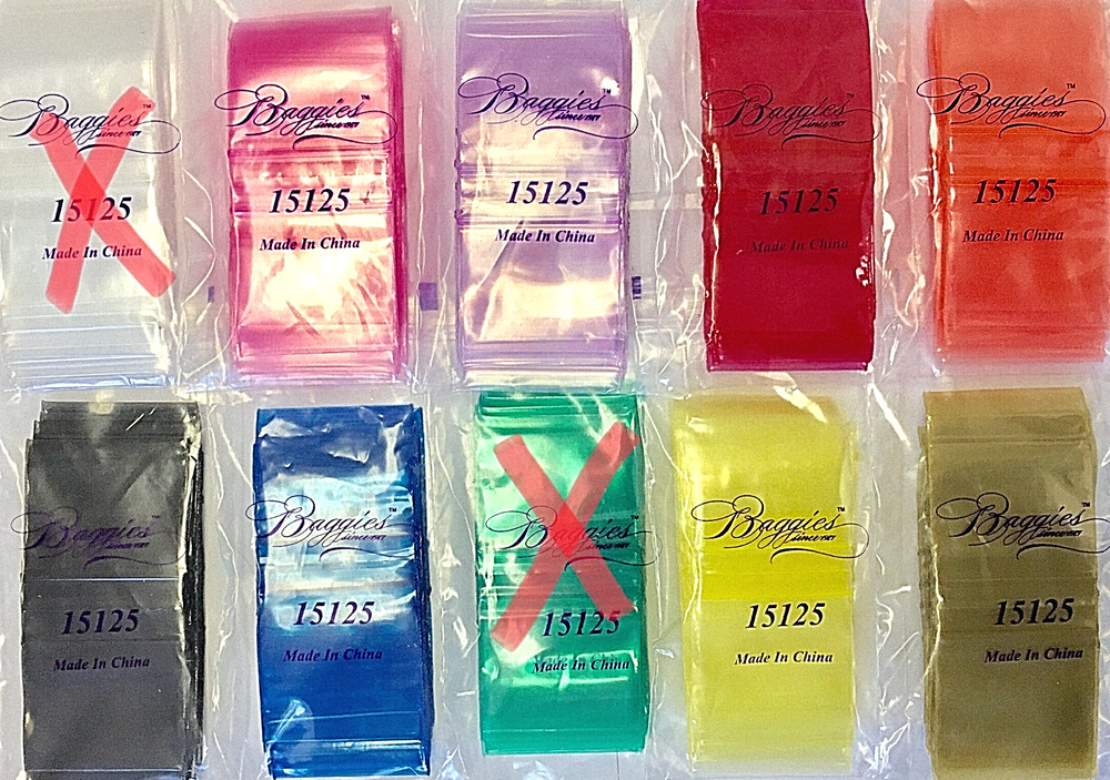 2 MIL15125 1.5″ X 1.25″ ZipSeal BAGS COLOR/900 + DESIGN/100=1000PCS, 👀Details🔽