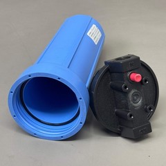 PENTAIR Pentek Slim Line Water Filter Housing Leakproof 10″ 1/2″ FIP Blue/Black
