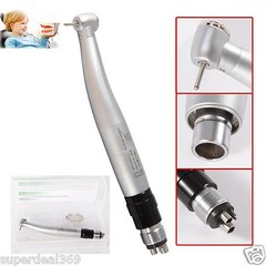 10*NSK Style Dental High Speed Turbine Handpiece Push Button+4Hole Coupler YBNK4