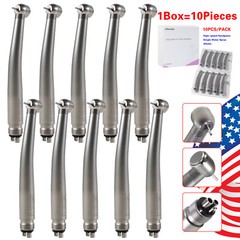 10 PCS Dental High Speed Handpiece Push Button Turbine 4 Hole NSK Pana Max Style