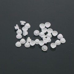 10 Pcs/Pack Dental Orthodontic Ceramic Clear Lingual Button Bondable Round Base