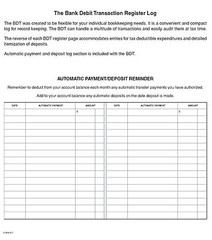 3 NEW BDT LARGE PROFESSIONAL DESK CHECKBOOK TRANSACTION REGISTER TAX RECORD LOG