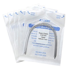 AZDENT Dental Orthodontic Super Elastic Niti Nature Form Rectangular Arch Wires