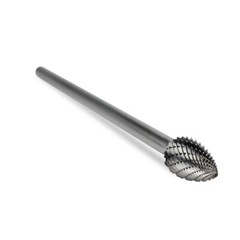 BHA Long Tungsten Carbide Burr Rotary File, Double Cut – 6 inch x 1/4 inch Shank