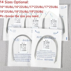 10 Pcs/Pack Orthodontic Dental Niti Rectangular Thermal Activated Arch Wire