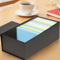 3×5 Index Card Holder Card File Box Organizer, Hold 1200 3×5-Inch Flash Cards…