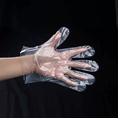 2000PCS Disposable TPE Gloves 10 Boxes Powder Free Latex Free Clear Food Service