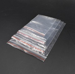 Clear, Mini Zip Lock Bags with Grip Seal – Durable & Reusable (Poly)