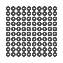 100 Pcs 4-1/2″×7/8″ 40 Grit Premium Zirconia Flap Disc Sanding Grinding Grey