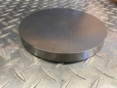 303 stainless steel flat round bar 6 7/8 Diameter x 3/4 long