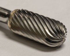 SC5S Cylindrical Radius 1/2″ Carbide Burr Bur Tool Die Grinder Bit 1/4″ Shank