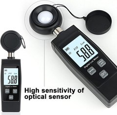 Light Meter, Handheld Lux Meter for Ambient Light Intensity Monitoring,