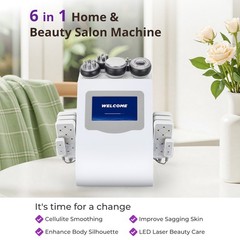 New 6 in 1 Beauty Machine for Facial Skin Smoothing Body Massage Home Use