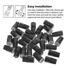 Outdoor Waterproof Twists Grease Caps Seal Nuts Electrical Wire Connectors LOT