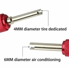 4PCS Dual Schrader Valve Core Remover Tool A/C HVAC Air Conditioning Tire Repair