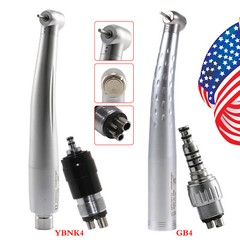 1-5 Yabangbang Dental Fast High Speed Handpiece with 4 Hole Quick Coupler Swivel