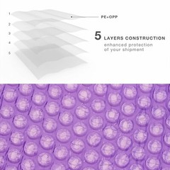 Mix Your Color 500 Poly Bubble Padded Envelopes Mailers #0 6×10 (Inner 6×9)