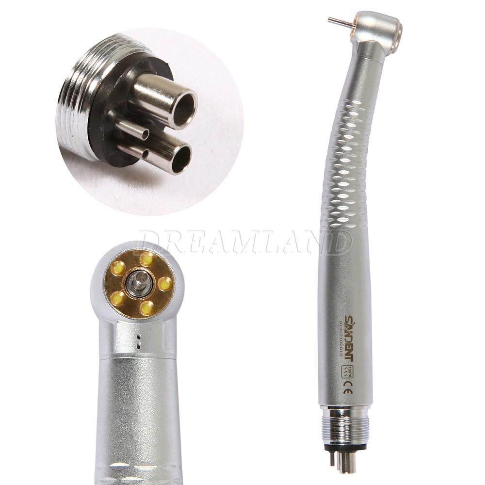OLED+5 Light (45°) LED E-Generator Dental High Speed Handpiece Turbine 2/4Holes