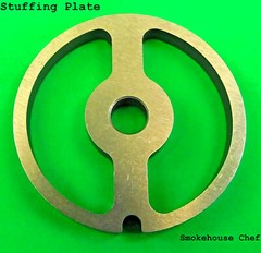 Size #5 Sausage Stuffer Plate for meat grinder LEM, Chefs Choice, Cabelas etc