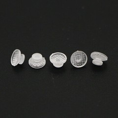 10 Pcs/Pack Dental Orthodontic Ceramic Clear Lingual Button Bondable Round Base