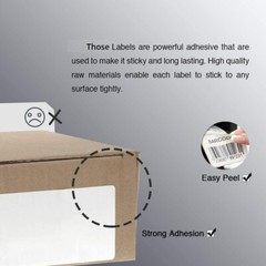 Direct Thermal 2.25X1.25 1000/RL Barcode Labels For Zebra LP2824 TLP2824 LP2844