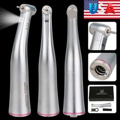 Dental 1:5 Increasing LED Fiber Optic Contra Angle 4 Spray Fit NSK X95L Ti-Max