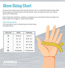 AMMEX Black Nitrile Disposable Exam/Medical Gloves 3 Mil, Latex-Free, Box of 100