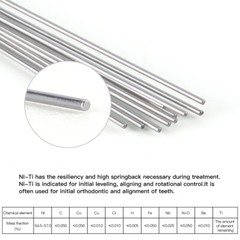 AZDENT Dental Orthodontic Ni-Ti Arch Wire Round/Bracket Braces Roth MBT Full Set