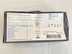 (100/Pk) HOURGLASS Fortis500 Low Derma Nitrile Exam Gloves – XSmall Matte Black