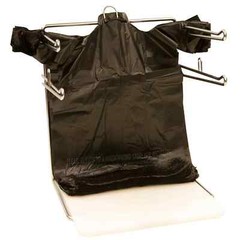 Black T-Shirt Carryout Bags, 11.5″ x 6.5″ x 22″ (1,000 ct.)