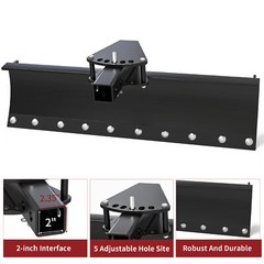 ATV/UTV Scrape Blade Implement 42″ Tow Behind Box Scraper 2″ Inside Imple Lift