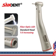 Dental Electric Handpiece 1:5 Contra Angle Fiber Optic SANDENT