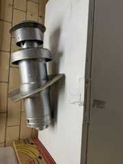 NEW (Slightly Bent As Shown) Roof Jack 91-102” Floor Flange PN: 4000.7121