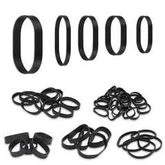 70 Pcs HeavyDuty Rubber Bands 5 Sizes Wide Thick UV Heat Cold Resistant for Out