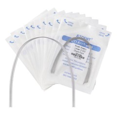AZDENT Dental Super Elastic Round Arch Wires Niti/Stainless Steel Ovoid /Natural
