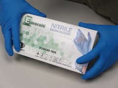 2000ct Medium Emerald 3MIL NITRILE POWDER FREE EXAM GLOVES-CHEAP