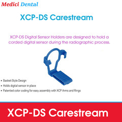Dental XCP-DS Carestream Digital Sensor Holders Anterior, 2V, Blue, 3/Pk 553014