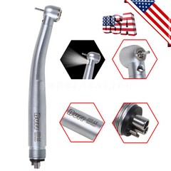 Dental LED E-generator High Speed Handpiece Turbine Push Button 4Hole UDM4