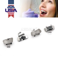 AZDENT Dental Bondable Buccal Tube 1st 2nd Molar MBT Roth 0.022 Non-Convertible