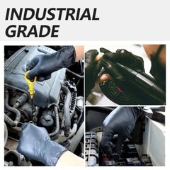 GP CrGP Craft Black Nitrile Gloves Disposable Latex-Free (100/count) 5 Mil Thick