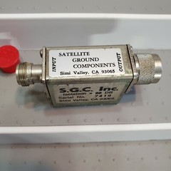 Vintage Satellite Ground Components RF Isolator 60 db SGC Inc 7419 Astrolab