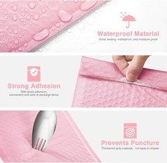 Light Pink Bubble Mailers 6×10 100pcs Thick Padded Envelope 6×9 Mailing Bags #0