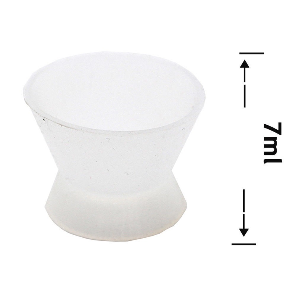Dental Lab Silicone Dappen Dish Mixing Cup No-Stick Flexible Bowl 7/20/40ml