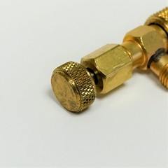 C&D Valve Large Thumb Screw Core Depressor, Coupler Attaches to 1/4″ Flare