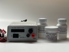 24kt Gold Plating Kit, 24K Electroplating Kit, includes Gold solution