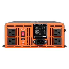 VEVOR 3000W Sump Pump Battery Backup System LCD Pure Sine Wave Power Inverter