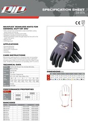 XXS 34-874 Maxiflex Ultimate Nitrile Micro-Foam Coated Gloves – 12 PACK